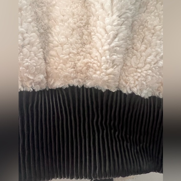 Blank NYC Girls Kids Faux Leather Shearling Jacket Size M - Picture 5 of 11